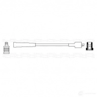 Высоковольтный провод зажигания BOSCH B 80 FB88G5D 0986356027 335201 - Изображение 3