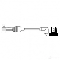 Высоковольтный провод зажигания BOSCH MG 60 FVS7Q 335355 0986356216