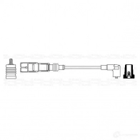 Высоковольтный провод зажигания BOSCH 324948 JI86VD 71 VA 0356912887 - Изображение 2