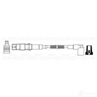 Высоковольтный провод зажигания BOSCH WVIF4 335941 0986357704 45 BK - Изображение 2