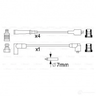 Высоковольтные провода зажигания, комплект BOSCH 8YVHU7V 0986356866 B 866 335649 - Изображение 6