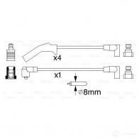 Высоковольтные провода зажигания, комплект BOSCH B 724 0986356724 XBF5O 335518 - Изображение 4