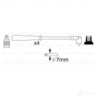 Высоковольтные провода зажигания, комплект BOSCH L8I2OF B 727 335521 0986356727 - Изображение 2