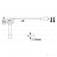 Высоковольтные провода зажигания, комплект BOSCH 335596 ZFGN3 0986356810 B 810 - Изображение 5