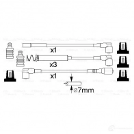 Высоковольтные провода зажигания, комплект BOSCH 335540 HVVFW B 747 0986356747 - Изображение 5