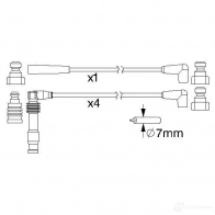 Высоковольтные провода зажигания, комплект BOSCH Opel Astra (F) 1 Универсал 1.6 i (F08. C05) 75 л.с. 1991 – 1998 0986357156 B 156 YPU1AUD