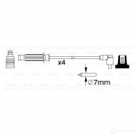 Высоковольтные провода зажигания, комплект BOSCH B 213 LQYXO 0986357213 335865 - Изображение 6