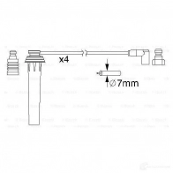 Высоковольтные провода зажигания, комплект BOSCH 335846 B 192 0986357192 4DOHE - Изображение 5