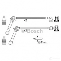 Высоковольтные провода зажигания, комплект BOSCH 0986357241 B 241 335891 QH4RA - Изображение 3