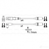 Высоковольтные провода зажигания, комплект BOSCH PSK93 B 304 0986356304 335412 - Изображение 5