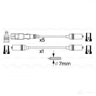 Высоковольтные провода зажигания, комплект BOSCH 0986356350 FVS7P6 B 350 335458 - Изображение 3