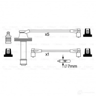 Высоковольтные провода зажигания, комплект BOSCH 0986357054 335750 W5NJUC5 B W054 - Изображение 5