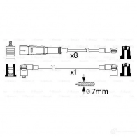 Высоковольтные провода зажигания, комплект BOSCH 335442 0986356334 N9M3M B 334 - Изображение 5