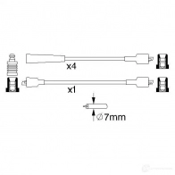 Высоковольтные провода зажигания, комплект BOSCH 2QWIVU 0986356861 Fiat Tempra (159) 2 Универсал 2.0 109 л.с. 1991 – 1993 B 861