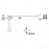 Высоковольтные провода зажигания, комплект BOSCH 0986356933 335689 B 933 DJQEVVI - Изображение 5