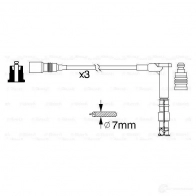 Высоковольтные провода зажигания, комплект BOSCH OK7YE 0986356316 B 316 335424 - Изображение 5