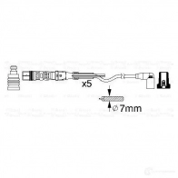 Высоковольтные провода зажигания, комплект BOSCH 0986356349 335457 MSWUDF B 349 - Изображение 2