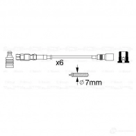 Высоковольтные провода зажигания, комплект BOSCH A4E4B 335410 B 302 0986356302 - Изображение 5