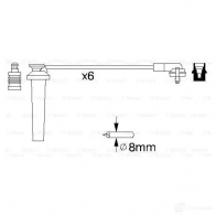 Высоковольтные провода зажигания, комплект BOSCH I8G52TA 0986356959 335715 B 959 - Изображение 3