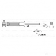 Высоковольтные провода зажигания, комплект BOSCH 5CMJONO 335902 B W 252 0986357252 - Изображение 5