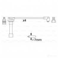 Высоковольтные провода зажигания, комплект BOSCH 335607 0986356821 GKUSS B 821 - Изображение 2