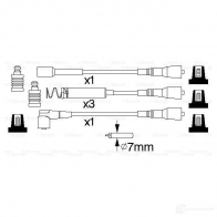 Высоковольтные провода зажигания, комплект BOSCH 0986356801 B 801 335587 6NU9I - Изображение 5