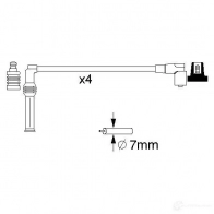 Высоковольтные провода зажигания, комплект