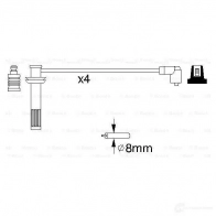 Высоковольтные провода зажигания, комплект BOSCH MGR5GJD 335671 B 892 0986356892 - Изображение 4
