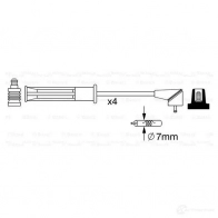 Высоковольтные провода зажигания, комплект BOSCH 0986357256 B W256 335906 RBWTQ - Изображение 5