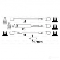 Высоковольтные провода зажигания, комплект BOSCH 335633 OBCDI 0986356850 B 850 - Изображение 4