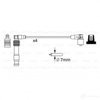 Высоковольтные провода зажигания, комплект BOSCH 335878 B 228 GFSAKW 0986357228 - Изображение 5