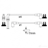 Высоковольтные провода зажигания, комплект