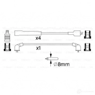 Высоковольтные провода зажигания, комплект BOSCH 335786 0986357129 B 129 20JVKH7 - Изображение 4