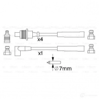 Высоковольтные провода зажигания, комплект BOSCH 0986356715 JSLEN 335509 B 715 - Изображение 5