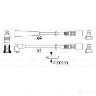 Высоковольтные провода зажигания, комплект BOSCH 9YAWLHZ 0986356853 335636 B 853 - Изображение 6