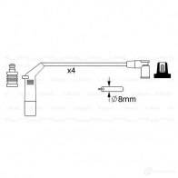 Высоковольтные провода зажигания, комплект BOSCH B 267 RXRHVR 0986357267 335916 - Изображение 5
