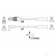 Высоковольтные провода зажигания, комплект BOSCH 0986356889 B 889 335668 L4IZXP - Изображение 6