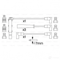 Высоковольтные провода зажигания, комплект BOSCH W6QFM4 0986356740 B 740 335533 - Изображение 5