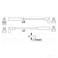 Высоковольтные провода зажигания, комплект BOSCH ERO3H 335667 B 888 0986356888 - Изображение 5