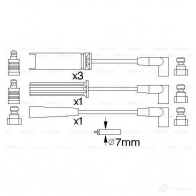 Высоковольтные провода зажигания, комплект BOSCH B 739 HPY5ZB 335532 0986356739 - Изображение 5