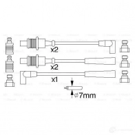 Высоковольтные провода зажигания, комплект BOSCH 335580 BW0VT9V 0986356794 B 794 - Изображение 6