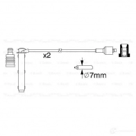 Высоковольтные провода зажигания, комплект BOSCH DHF3P 0986357154 335809 B 154 - Изображение 3