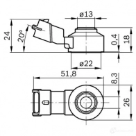 Датчик детонации BOSCH 0261231173 LJPJG6 KS-4- S 314305 - Изображение 3