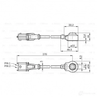 Датчик детонации BOSCH KS-4- K1 1UCG3V 0261231196 314318 - Изображение 5