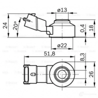 Датчик детонации BOSCH 0261231176 314308 EYL828X KS- 4-S - Изображение 5