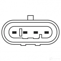 Лямбда зонд, кислородный датчик BOSCH 0258986602 0258010176 LS 10176 Fiat Idea