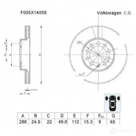 Расходомер воздуха BOSCH 0986280222 BX HFM-5-8.5 334474 LQBOW - Изображение 4