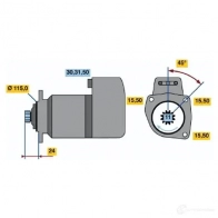 Расходомер воздуха BOSCH BX HFM 5 U7W3GCB 334572 0986284009 - Изображение 13