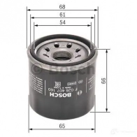 Масляный фильтр BOSCH f026407160 14P5U70 P 7160 370658 - Изображение 4