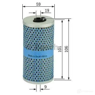 Масляный фильтр BOSCH P 9605 348817 OF-MB-8 1457429605 - Изображение 5